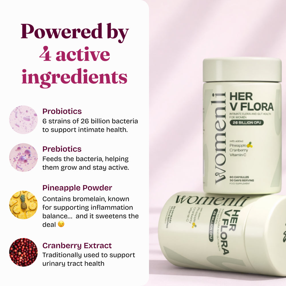 Her V Flora- Women's Pre & Probiotic for Intimate Health