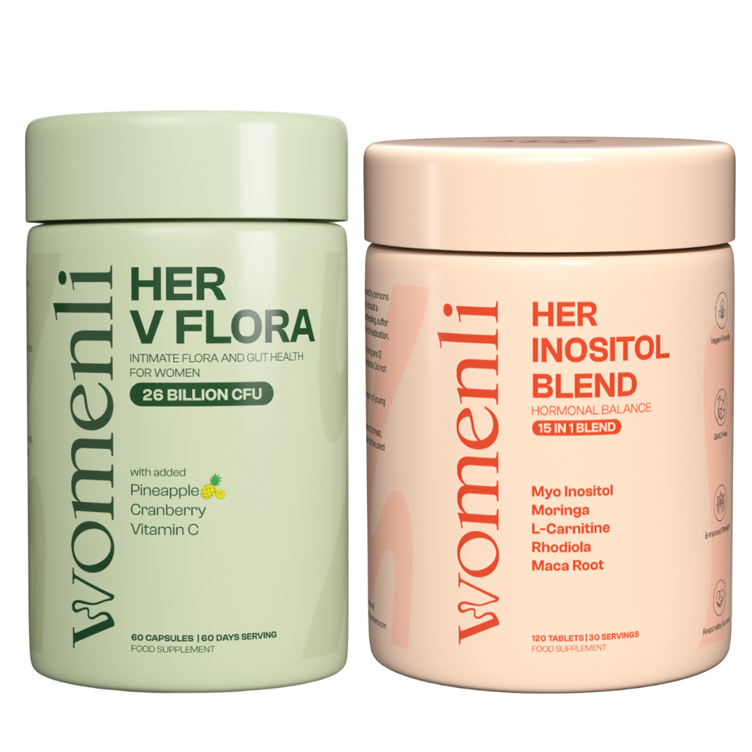 Her Inositol Blend and Her V Flora